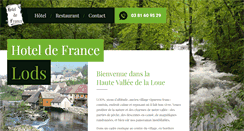 Desktop Screenshot of hoteldefrancelods.com